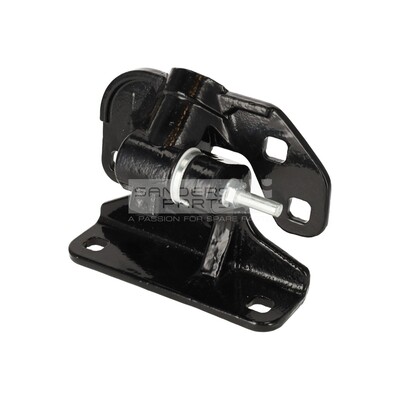 FRONT DOOR HINGE BLACK, LOWER LEFT